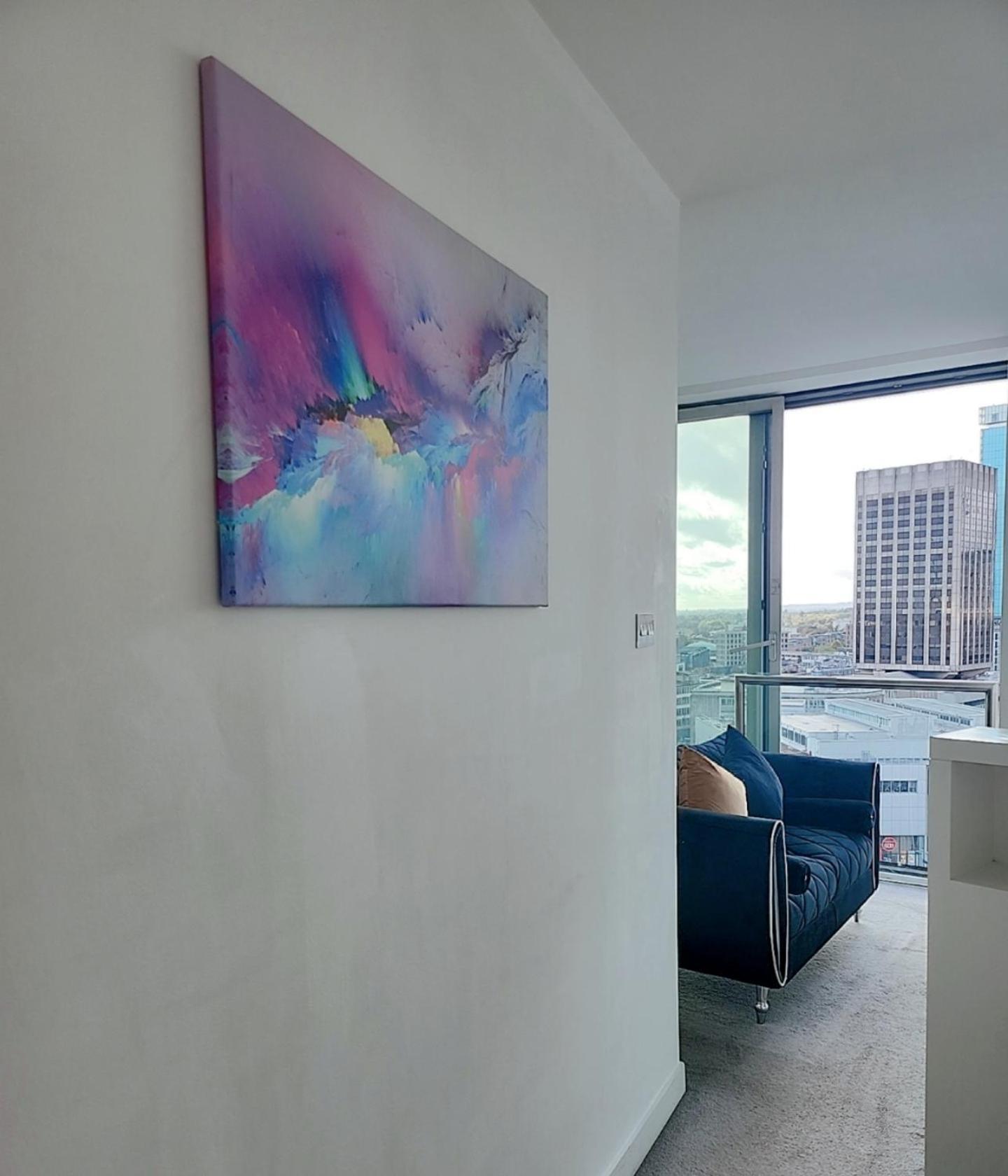 Cityscape Apartment In Birmingham With Self Checkin Ngoại thất bức ảnh